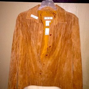 Coldwater Creek leather jacket